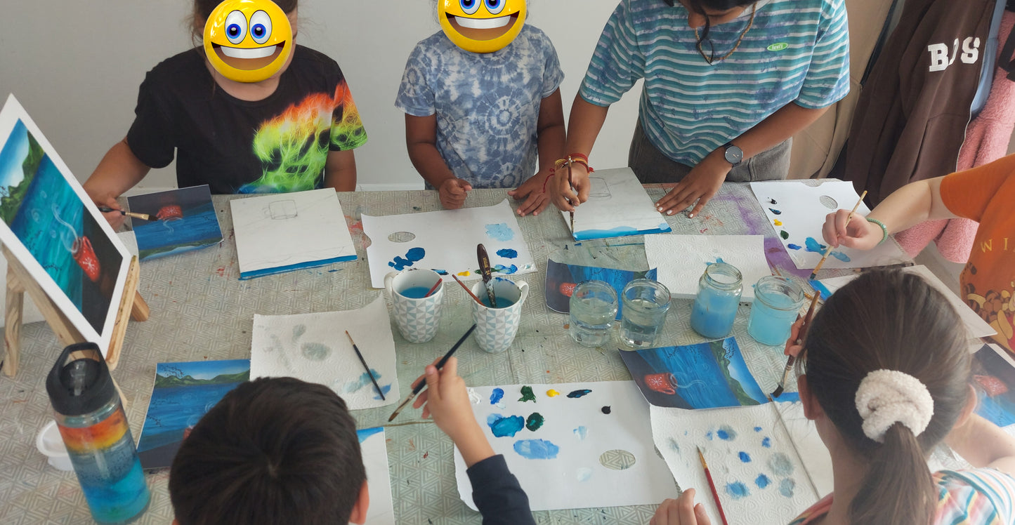 Kids Fine Art Classes 8 - 13 yrs (Mon - Fri)