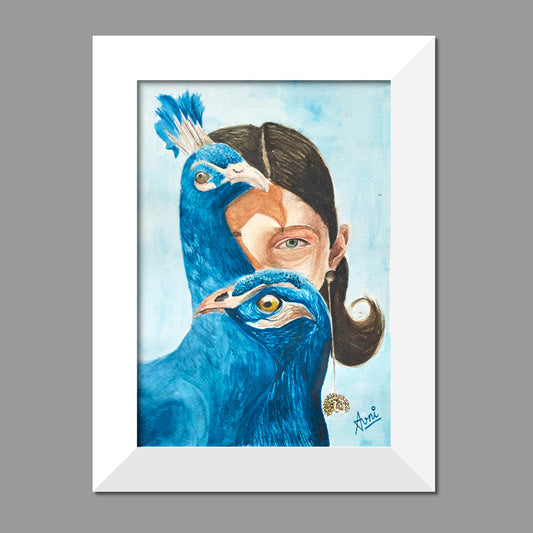 THE GIRL BEHIND THE PEACOCK