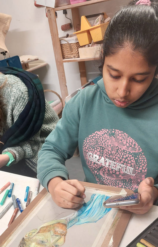 Senior Kids Fine Art Classes (13-16 yrs)