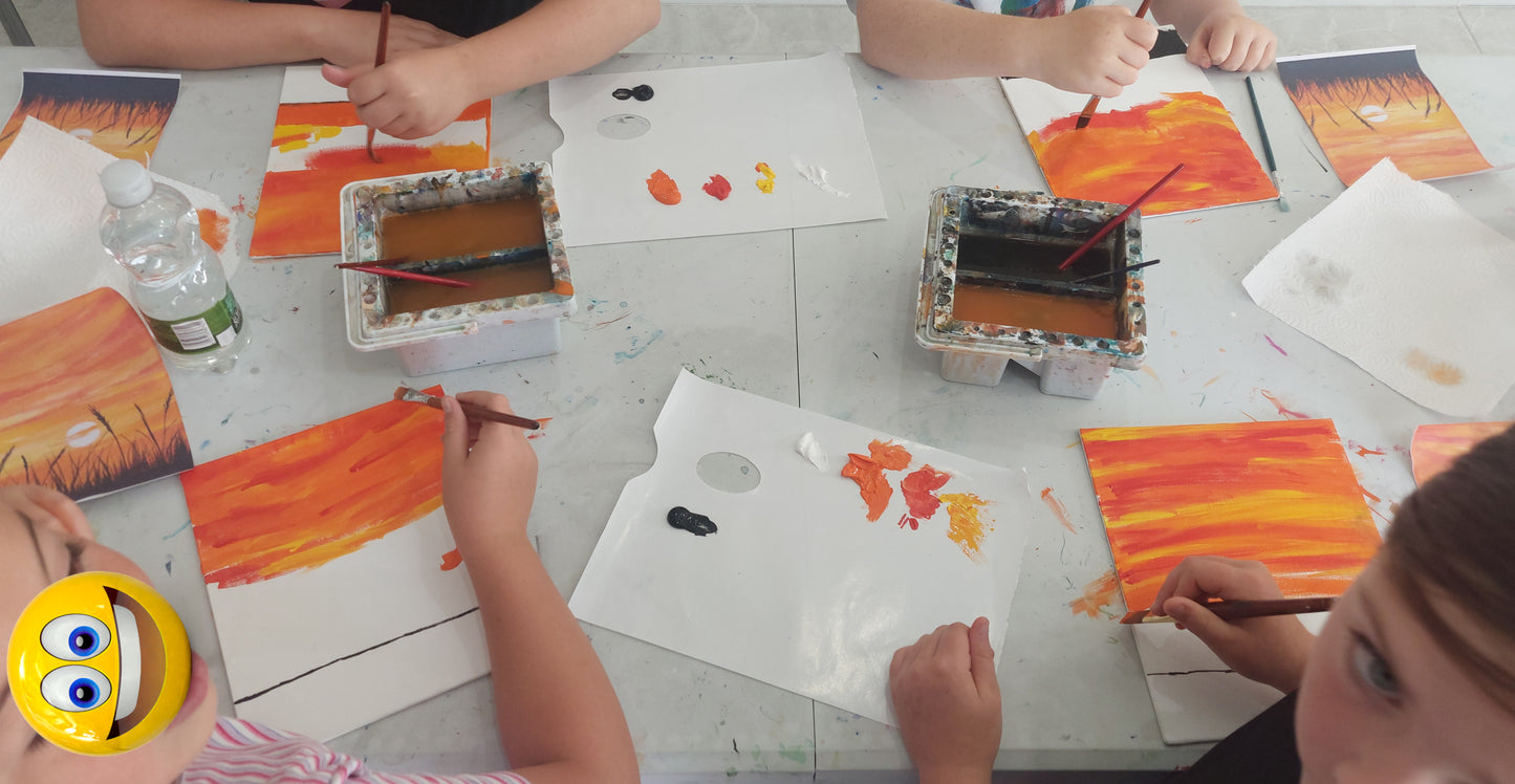 Kids Haloween Fine Art Workshop