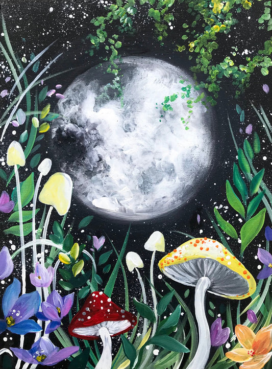 MOON LIGHT PAINT PARTY FOR KIDS