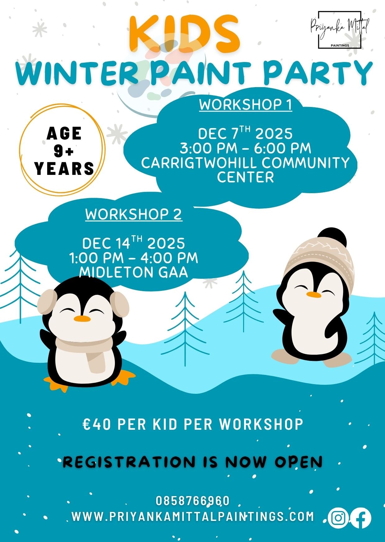 Kids Winter Fine Art Camp